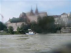 Blick auf das Muenster und die Pfalz